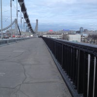 Photo taken at Krymsky Bridge by Vera B. on 4/21/2013