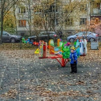 Photo taken at детская площадка на м.бухарестской by Nastya S. on 10/26/2015