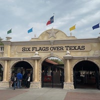 Photo taken at Six Flags Over Texas by محمد. on 3/24/2024