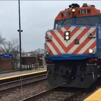 Photo taken at Metra - Rogers Park by Luis C. on 3/5/2016