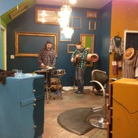 Photo taken at Hairitics: Dye for Your Beliefs by Andy S. on 2/16/2013