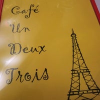 Photo taken at Cafe Un Deux Trois by shanemichael D. on 3/14/2022