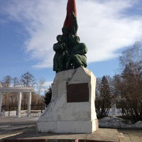 Photo taken at Памятник борцам Революции by Антон А. on 3/16/2013