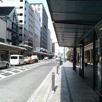 四条高倉バス停 Bus Stop In 下京区