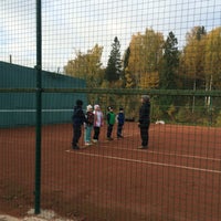 Photo taken at Теннисный клуб «Андреевский» by Андрей С. on 10/17/2015