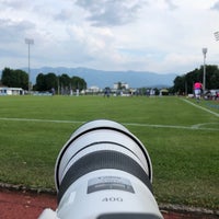 Photo taken at Stadion Lind by Faisal A. on 7/24/2019