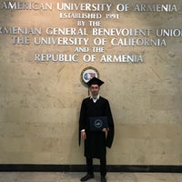 Photo taken at American University of Armenia (AUA) | Հայաստանի Ամերիկյան Համալսարան (ՀԱՀ) by Anri on 6/9/2018