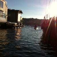 Photo taken at Seattle Houseboat Community by Alexandru A. on 8/6/2013
