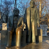 Photo taken at Marx-Engels-Denkmal by Ivan S. on 3/18/2022