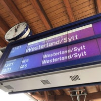 Photo taken at Bahnhof Niebüll by STommy on 7/12/2019