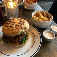Photo taken at Døgnvill Burger Vulkan by Kimberley O. on 3/17/2019
