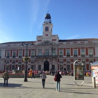 Photo taken at Puerta del Sol by Yeyoung K. on 5/5/2013