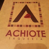 Photo taken at Achiote Taqueria by Kabibe C. on 8/2/2013
