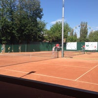 Photo taken at Теннисный корт by Irina N. on 6/14/2014