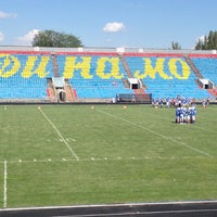 Photo taken at Стадион «Динамо» by Irina N. on 6/14/2014