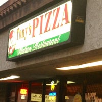 Photo taken at Tony&amp;#39;s Pizza by Gerardo V. on 2/24/2013