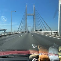 Photo taken at Yokohama Bay Bridge by hugeso on 5/18/2024