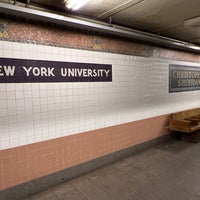 Photo taken at MTA Subway - Christopher St/Sheridan Square (1) by Joshua on 4/12/2023