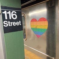Photo taken at MTA Subway - 116th St/Columbia University (1) by Joshua on 9/25/2023