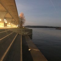 Photo taken at Schemerlbrücke (Löwenbrücke) by sevil m. on 2/15/2019