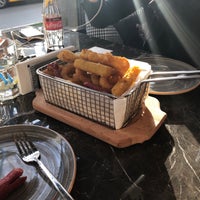 Photo taken at Balkon Cafe &amp;amp; Restaurant by Murat on 4/5/2018