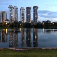 Photo taken at Мосфильмовский пруд by Alexander G. on 7/21/2020
