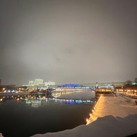 Photo taken at Pushkinskiy Bridge by Alexander G. on 1/31/2022