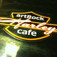 Photo taken at art rock cafe &amp;quot;Harley&amp;quot; by AytalinaTat . on 5/13/2013