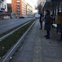 Photo taken at H Grünberger Straße / Warschauer Straße by Casi on 11/28/2016