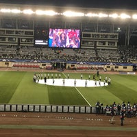 Photo taken at Tofiq Bəhramov adına Respublika Stadionu by A. on 8/15/2017