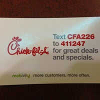 Photo taken at Chick-fil-A by Cody J. on 2/21/2013