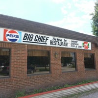 Photo taken at Big Chief Drive In Restaurant by Courtney Z. on 8/3/2013
