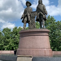 Photo taken at Памятник Татищеву и де Геннину by Anton S. on 6/11/2019