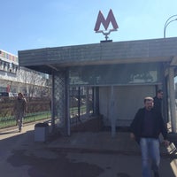 Photo taken at metro Yugo-Zapadnaya by Gexygen on 4/29/2013