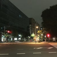 Photo taken at 角筈区民センター前交差点 by K C. on 8/13/2016