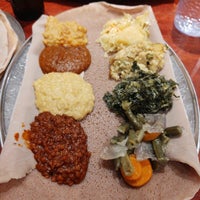 Photo taken at Meskerem Ethiopian Restaurant by dipti p. on 9/25/2021