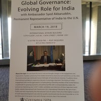 Photo taken at International Affairs Building - Columbia University by dipti p. on 3/20/2018