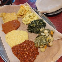 Photo taken at Meskerem Ethiopian Restaurant by dipti p. on 4/19/2022
