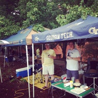 Photo taken at Georgia Tech Tailgate by Ray B. on 9/13/2014
