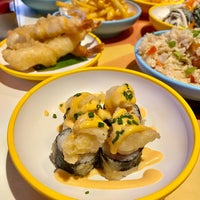 Photo taken at YO! Sushi by Abeer on 6/15/2021