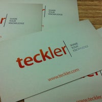 Photo taken at Teckler - Share Your Knowledge by Adolfo S. on 4/12/2013