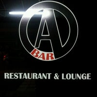 Photo taken at A-Bar Restaurant and Lounge by blacks b. on 2/24/2013