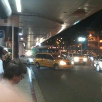 Photo taken at LAX Shuttle Stop - T7 by Robert Y. on 10/25/2012