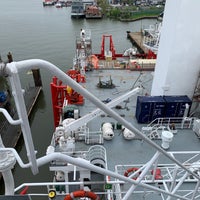 Photo taken at Oranjewerf scheepsreparaties B.V. by Floris N. on 5/3/2022