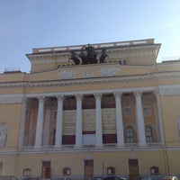 Photo taken at Alexandrinsky Theatre by Мария П. on 4/22/2013