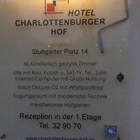 Photo taken at ART-Hotel Charlottenburger Hof by Christian S. on 10/25/2013
