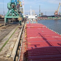 Photo taken at Taganrog port by Erdem A. on 10/22/2014