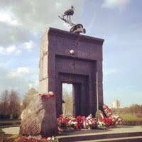 Photo taken at Памятник жертвам радиационных аварий и катастроф by Helga H. on 4/27/2014