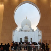 Photo taken at Sheikh Zayed Grand Mosque by Tasos G. on 4/19/2013