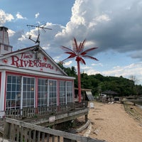 Photo taken at Tim&amp;#39;s Rivershore Restaurant and Crabhouse by Kevin W. on 7/25/2019